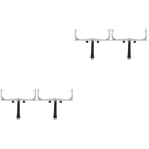 2Pcs Durable Aluminum Painting Roller Holder for Wall and Ceiling Use 2
