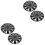 4Pcs Multi Color Wheel Hub Covers Car Hubcaps PP Material 5