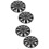 4Pcs Multi Color Wheel Hub Covers Car Hubcaps PP Material 9