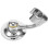 5Pcs Wall Mounted ABS Shower Handle Holder Silver Bathroom Accessory 2