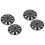 4Pcs Multi Color Wheel Hub Covers Car Hubcaps PP Material 6