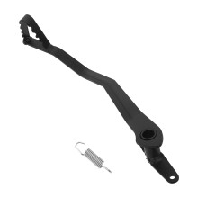 3Pcs Silver Rear Brake Pedal Lever Metal Iron Motorcycle Durable