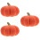 3Pcs Soft Plush Pumpkin Throw Pillows Orange Halloween Decoration 9