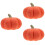 3Pcs Soft Plush Pumpkin Throw Pillows Orange Halloween Decoration 8