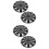 4Pcs Multi Color Wheel Hub Covers Car Hubcaps PP Material 7