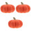 3Pcs Soft Plush Pumpkin Throw Pillows Orange Halloween Decoration 5