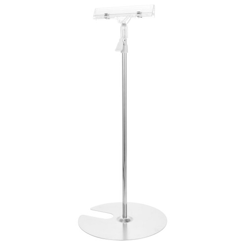 2Pcs Silver Floor Standing for Retail and Offices 2