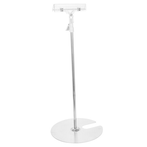 2Pcs Silver Floor Standing for Retail and Offices 1