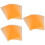 18Pcs Lightweight Orange Light Diffuser Sheets for Photo and Stage Use 8