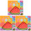 24Pcs Kids Coloring Book Premium Paper Assorted Colors Fun Patterns 3