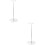2Pcs Silver Floor Standing for Retail and Offices 8