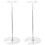 2Pcs Silver Floor Standing for Retail and Offices 4