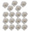 4Pcs Durable White Amethyst Cluster Crystal Stones for Home and Office 11
