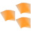 18Pcs Lightweight Orange Light Diffuser Sheets for Photo and Stage Use 7