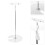2Pcs Silver Floor Standing for Retail and Offices 11
