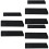 9Pcs Black Kitchen Cutter Covers Flocking Sleeves Protector 6