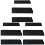 9Pcs Black Kitchen Cutter Covers Flocking Sleeves Protector 2