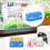5Pcs Blue Cotton Stick Holder Toothpick Storage Container Vanity Use 8