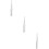3Pcs Compact Silver Hand Expander Tool Sturdy Steel Exhaust Flaring 11