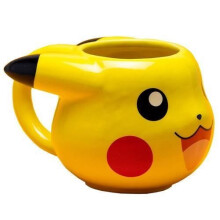 Tasse - POKEMON - Pikachu Becher - 500Ml - Dekor in hoher Qualität - Gelb