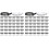 200 Pack Reusable Finger Size Gauge Measure Ring Sizer Plastic US Ring Measurement Tool White and Black 1