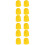 12Pcs Durable Silicone Guitar Finger Guards Comfortable Yellow Covers 8