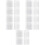 50Pcs Multi-Function Photo Card Sleeves Pages for Use 8