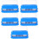 5Pcs Blue Cotton Stick Holder Toothpick Storage Container Vanity Use 2