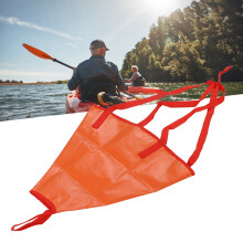 Orange Drift Sock: Coldproof PVC Sea Anchor for Fishing Adventures