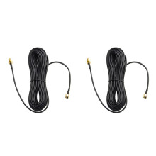 2pcs 20M Extension Cables SMA Male to Female Coaxial Extension Cable WiFi Router Antenna Aerial Copper Plated Gold Cable
