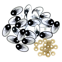 50Pcs Safety Eyes Doll Toys Crochet Handicraft DIY Crafts Making Acces