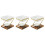 3Sets Ceramic Wood Iron Tealight Candle Holder Aromatherapy Diffuser 5