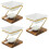3Sets Ceramic Wood Iron Tealight Candle Holder Aromatherapy Diffuser 8