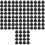 140Pcs Practical Black Sewer Sealing Rings for Bathroom and Kitchen 7