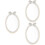 3Pcs Beige Household Makeup Mirror Decorative Dressing Table Mirror 6