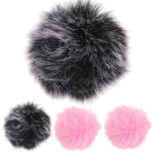 12Pcs Assorted Fur Microphone Windshield Covers Plush Mic Protection