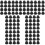 140Pcs Practical Black Sewer Sealing Rings for Bathroom and Kitchen 6