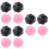 12Pcs Assorted Fur Microphone Windshield Covers Plush Mic Protection 6