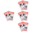 8Pcs Warning No Trespassing Metal Signs Video Caution 8