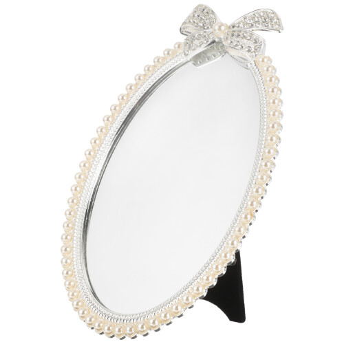 3Pcs Beige Household Makeup Mirror Decorative Dressing Table Mirror 1