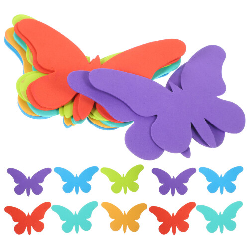 108Pcs Assorted Eva Foam Butterfly Cutouts DIY Craft Decorations 1