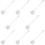 8Pcs Vga Adapter Cable White Durable ABS Video Converter for Home Use 7