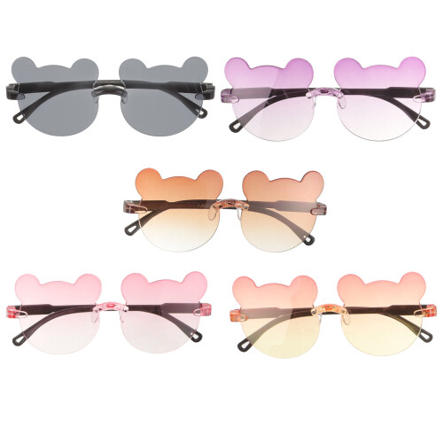 20Pcs Party Eyeglasses for Kids Durable Pc Material Assorted Colorful 2
