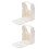 4Pcs White Plastic Loaf Bread Sandwich Toast Slice Cutter 11