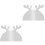 2Pcs Durable Acrylic Cutting Board Handle Template with Precise Design 5