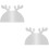 2Pcs Durable Acrylic Cutting Board Handle Template with Precise Design 8