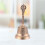 1Pc Brass Bell Golden Retro Vintage Archaize Decor Multi-Use 7