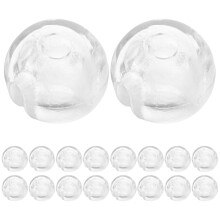 48Stk Pom Kettenstopper Transparent Für Vorhang- Und Rolloschutz