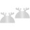 2Pcs Durable Acrylic Cutting Board Handle Template with Precise Design 6