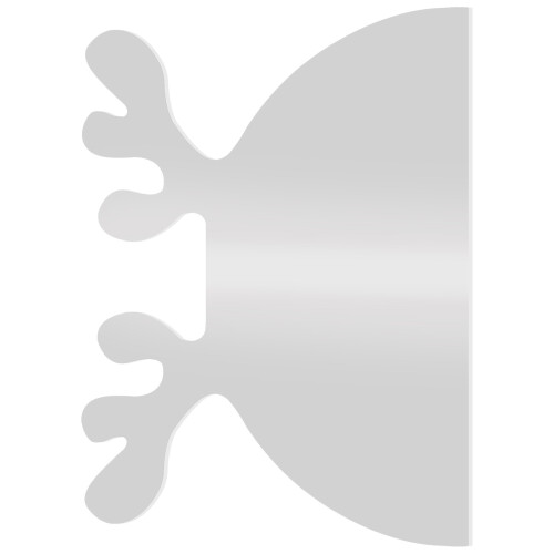 2Pcs Durable Acrylic Cutting Board Handle Template with Precise Design 2
